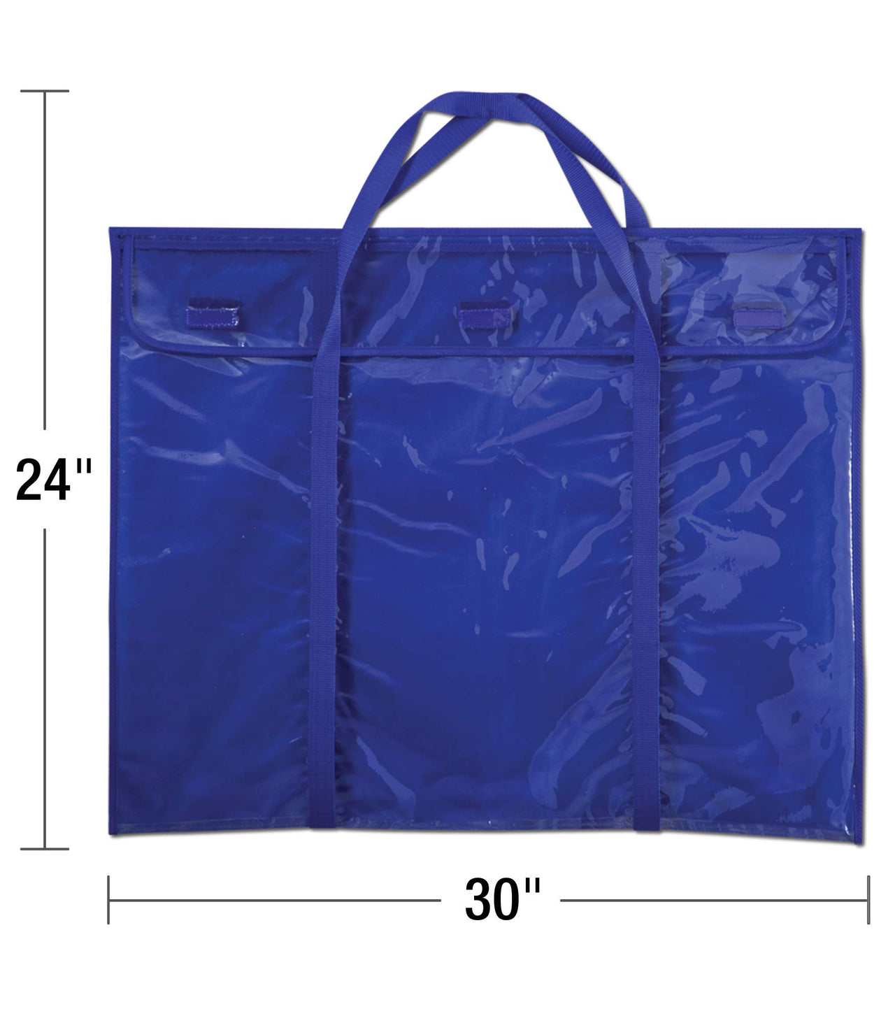 Carson Dellosa Deluxe Bulletin Board Storage Bag Pocket Chart, (24" x 30") Bulletin Board Holder, Large Organizer for Bulletin Boards, Charts, Calendars, Posters, Wall Art, and More Deluxe Border