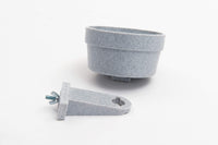 Lixit Quick Lock Removable Dog Kennel Bowls for Wire and Soft Sided Crates (20oz Wire Crate, Granite) 20oz Wire Crate