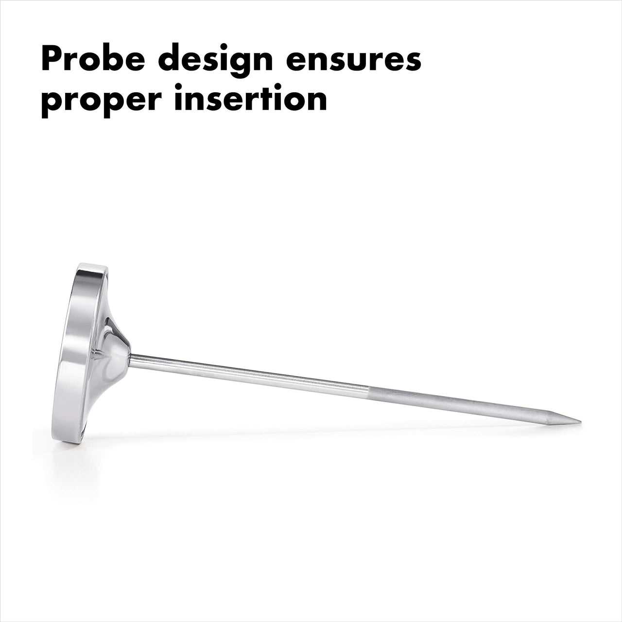 OXO Good Grips Chef's  Precision Meat Thermometer, Silver Analog Instant Read Thermometer