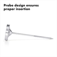 OXO Good Grips Chef's  Precision Meat Thermometer, Silver Analog Instant Read Thermometer