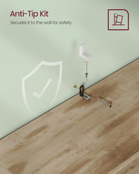 VASAGLE Bookshelf, 23.6 Inches Wide, 4-Tier Open Bookcase with Adjustable Storage Shelves, Floor Standing Unit, Cloud White ULBC164T14 1 Pack 4 Tiers (23.6