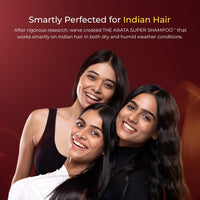 Arata 6-in-1 Super Shampoo | Prevents Hair loss | Restores pH Balance | Boosts Hair Thickness | Reduces Breakage | Fights Microbial Infections | Adds Shine | Shampoo For Women & Men | 150ml