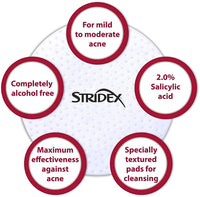 Stridex Daily Care Acne Pads Maximum Strength, 90 ct