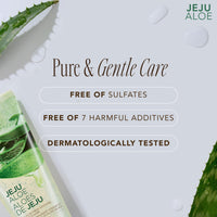 The Face Shop Jeju Aloe Fresh Soothing Foam Cleanser | Gel to Foam cleanser for Skin,Body and Face | Hydrating & cooling cleanser, 150ml