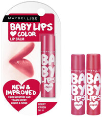 Maybelline New York Lip Balm & New York Lip Balm Combo, 2 Count, Pink