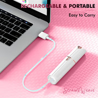 Eyebrow Trimmer | Facial Hair Removal Machine For Women | Private Part Epilator | 200 mah Rechargeable | 1 Year Warranty | Chin Cheek Upper Lip Remover Razor