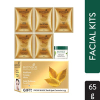 Biotique Bio Gold Radiance Facial Kit, 65 g & Biotique Bio Diamond Facial Kit, 65g