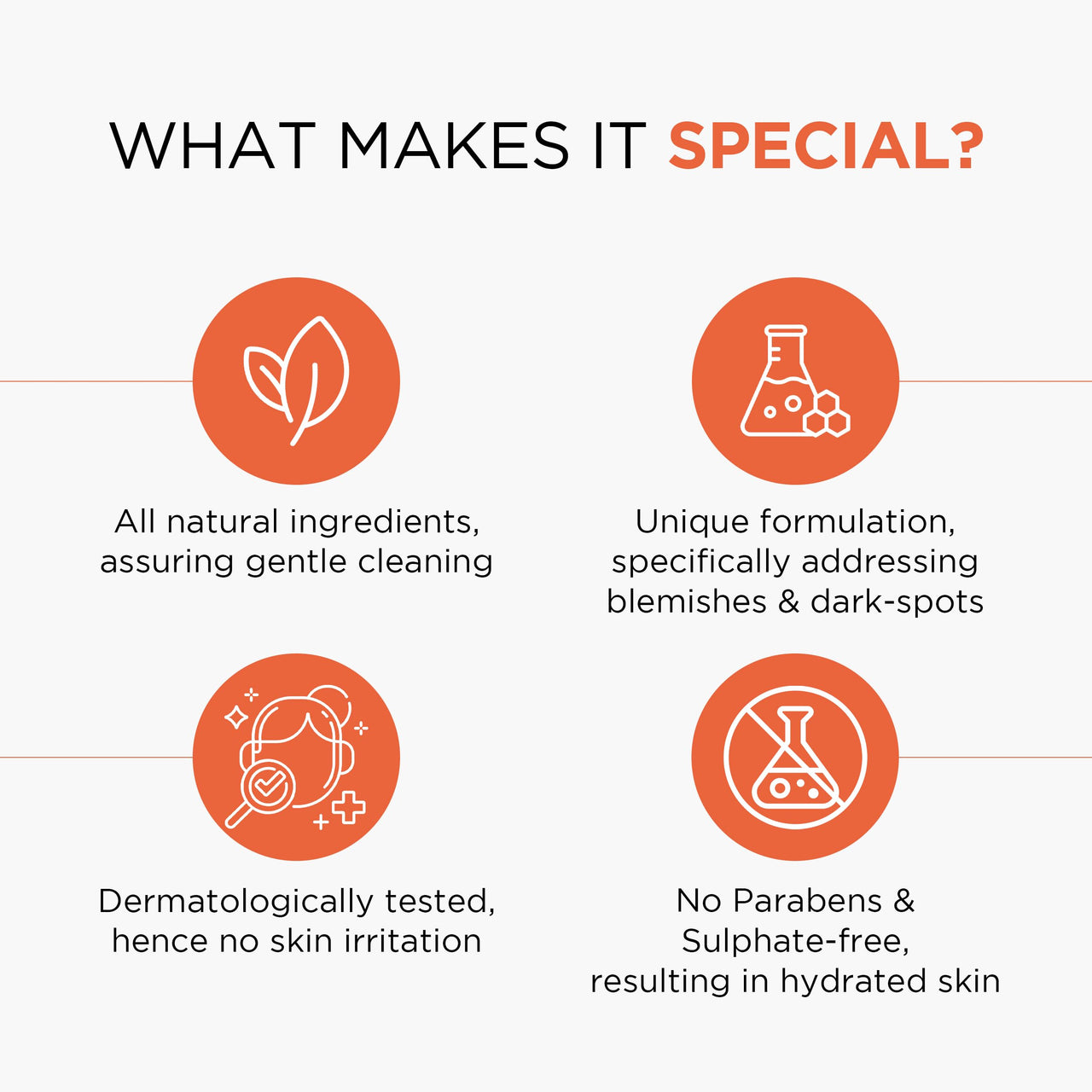 Oshea Herbals Papayaclean Anti Blemishes Gel Face Wash for Women & Men | Hydrating Face Wash for All Skin Types | Lightens Blemishes & Brightens Skin with Papaya Extracts & Vitamin E - 150gm (Pack of 2)