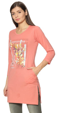 In Love Women's  Long Knee Length Night Wear Tshirts