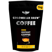 Colombian Brew Instant Coffee Pure, Strong, Hotel Pack, 1 Kg