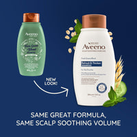 Aveeno Nature's Baby Organics Scalp Soothing Fresh Greens Blend Shampoo For Volume, Thickness And Refresh, Sulfate Free Shampoo, No Dyes Or Parabens, 12 Fl. Oz, 354Ml