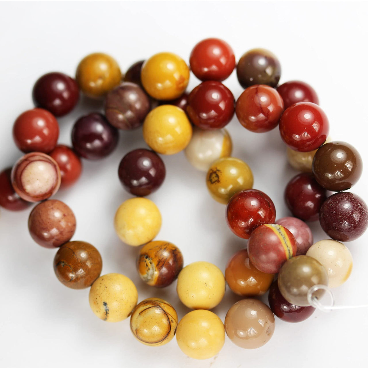 Real Crystals for Jewelry Making Energy Healing Crystals Jewelry Chakra Crystal Jewerly Beading Supplies Mookaite Jasper 15.5inch About 58-60 Beads 6MM