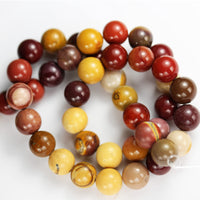 Real Crystals for Jewelry Making Energy Healing Crystals Jewelry Chakra Crystal Jewerly Beading Supplies Mookaite Jasper 15.5inch About 58-60 Beads 6MM