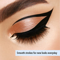 Blue Heaven Intense Black Eyeliner Glide-On | Waterproof Smudge Proof, Long lasting One Stroke Finish Liquid Eyeliner, 4ml