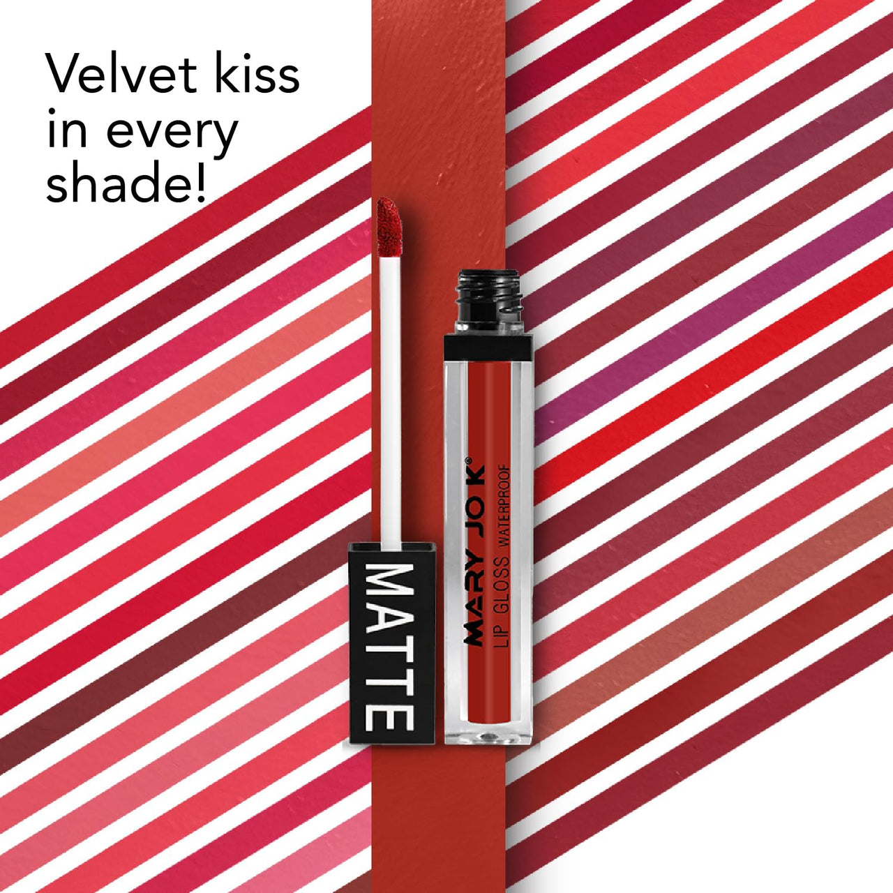 Mary Jo K Matte Lip Gloss, Velvety Non-Sticky Formula, Long-Lasting, 6g