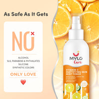 Mylo Vitamin C Toner with Witch Hazel, Cucumber & Green Tea | Removes Impurities | Tightens Pores | Soothes Skin Irritation 200 ml