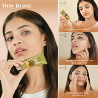 Meglow Best Beautifying BB+ Cream with SPF 15+ for Face Makeup | Skin brightening Cream for Instant Glow