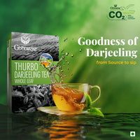 GOODRICKE Thurbo Darjeeling Tea - 250Gm(Pack Of 1)| 100% Pure & Original Single Estate Whole Leaf Tea | Premium Black Long Loose Tea Leaves With Rich Taste