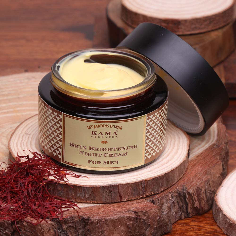 Kama Ayurveda Brightening & Smoothening Night Cream For Men, 50g