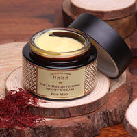 Kama Ayurveda Brightening & Smoothening Night Cream For Men, 50g