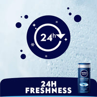 Nivea Men Shower Gel, Deep Impact Cleansing Body Wash, Men, 250ml & Men Shower Gel, Cool Kick Body Wash, 250ml