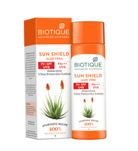 Biotique Aloe Vera 75+SPF UVA/UVB Sunscreen Ultra Soothing Body Lotion, 190ml