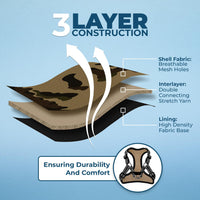 Best Pet Supplies Voyager Adjustable Dog Harness with Reflective Stripes for Walking, Jogging, Heavy-Duty Full Body No Pull Vest with Leash D-Ring, Breathable All-Weather - Army/Black Trim, S Harness (Army/Black Trim) S (Chest: 15 - 18