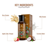 Avimee Herbal Shakuntala Daily Use Hair Cleanser | For Silky Hair | With Aloe, Apple Cider, Rice & Keratin Protein | Sulphate & Paraben Free Shampoo For Men & Women | 50 ml