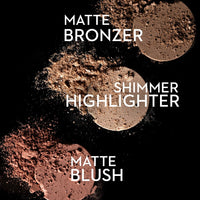 SUGAR Cosmetics Contour De Force Face Palette for Makeup | Includes Matte Bronzer, Highlighter & Blush | Makeup Palette with Built-in Mirror - 01 Subtle Summit