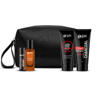 Beardo Activated Charcoal Face Wash 50ml, Activated Charcoal Peel Off Mask 50g, Whisky Smoke Lip Balm 4g, Whisky Smoke Perfume EDP 20ml, Travel Pouch (Set of 5)