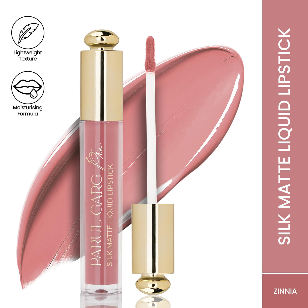 Parul Garg Silk Matte Liquid Lipstick (zinnia, 3ml)