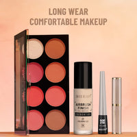 Swiss Beauty Ultra Blush Palette With Highly Blendable Shades | Pigmented Blusher For A Natural Flush | Shade-4, 16Gm|