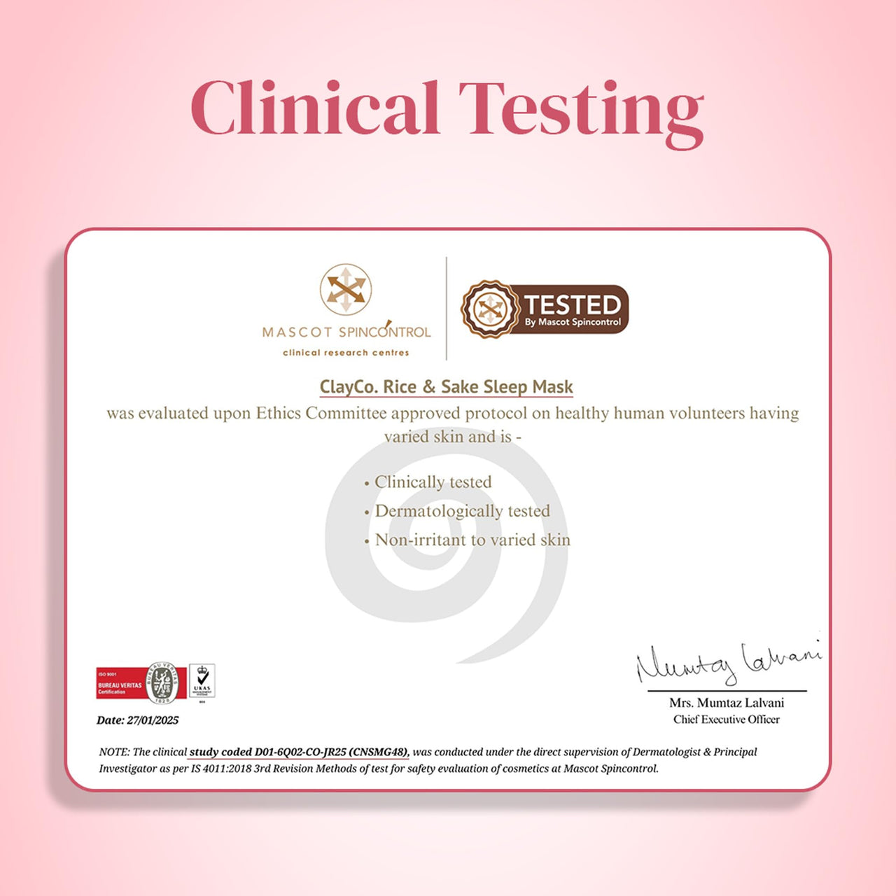 Clayco Hydrating Rice & Sake Sleep Mask 50 ML | Clay Face Mask for Glowing Skin | Japanese Skincare Collagen Mask | Sulfate-Free Vegan Night Cream For Women | Best Skin Care Product For Glass Skin