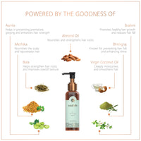 SoulTree Revitalising Hair Oil with Amla & Brahmi – 120ml | For Darker, Thicker Hair, Nourishes & Strengthens, Enhances Shine | Natural, Chemical-Free Formula for Men & Women