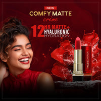 FACESCANADA Comfy Matte Creme Lipstick - On The Move 05, 4.2G | 8Hr Long Stay & Faces Canada Ultime Pro Hd Intense Matte Lipstick + Primer - Wine Shot (Plum), 1.4G | 9Hr Long Stay