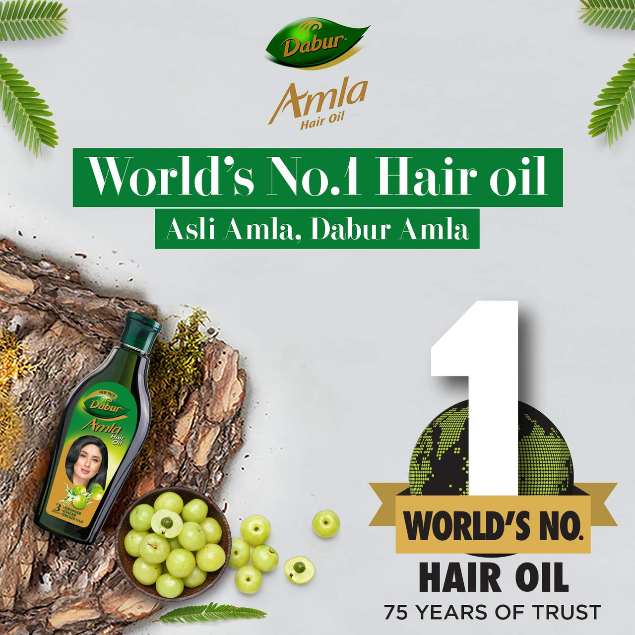 Dabur Vatika Health Shampoo - Power of 7 Natural Ingredients - 640 ml & Dabur Amla Hair Oil - for Strong, Long and Thick Hair 275ml