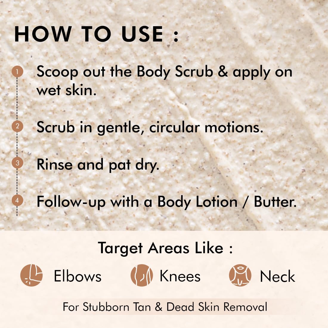 mCaffeine Coconut Cookie Body Scrub for Exfoliation & Tan Removal With Coffee, Milk, Apricot & Shea Butter | Reduce Skin Darkness | Calming Aroma | Glowing Skin for Men & Women - 175g