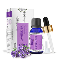 Rey Naturals Lavender Essential Oil For Skin, Hair Growth & Aromatherapy For Men & Women | Lavender Oil For Diffuser & Sleep | Pure Essential Oil For Hair fall Control - 15ml