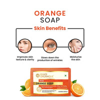 Khadi Organique Natural Herbal Orange Soap Pack of 5