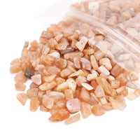 456 PCs Natural Chip Stone Beads, 5-8mm Irregular Multicolor Gemstones Loose Crystal Healing Sunstone Rocks with Hole for Jewelry Making DIY Crafts