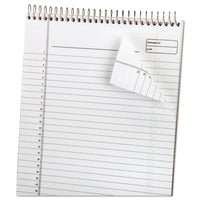 Ampad Gold Fibre Classic, Wirebound Planner Pad, Size 8-1/2 x 11-3/4, Red Cover, Legal Ruling , 70 Sheets per Pad (20-811),White