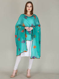 DIAMO Embroidered Chiffon Women's  Dupatta