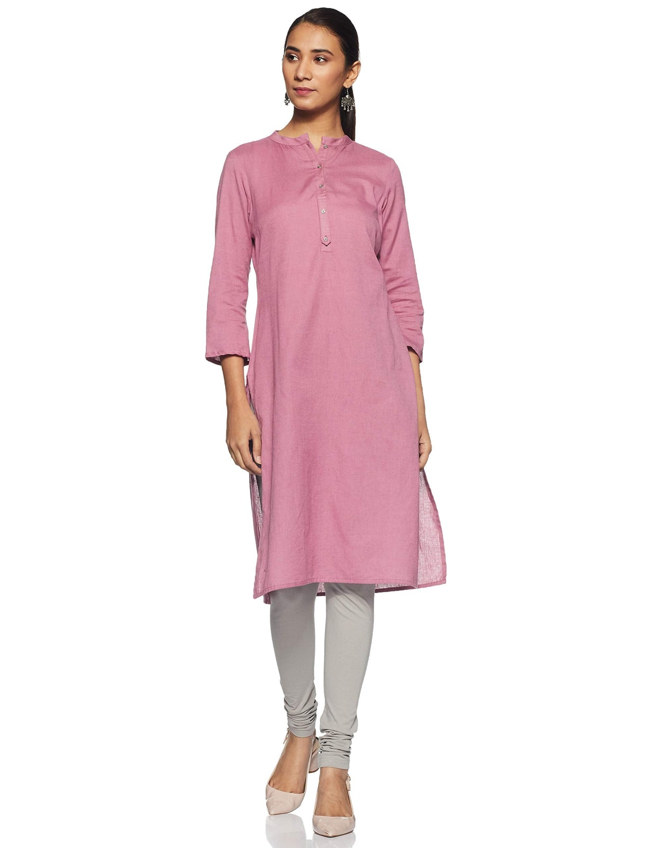 BIBA Women's  Regular Fit Churidar Bottom