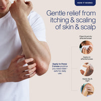 Puretive Psori Care Body & Scalp Oil | Relieves Itching & Redness | Fast-Absorbing | Non-Greasy| Helps Calm Eczema, Psoriasis, Dermatitis, Very Dry Skin, Ringworm, Fungal Infections, RashesI 100% Pure & Natural | 100ml