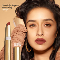 MyGlamm Ultimatte Long Stay Matte Lipstick - Risque (Pink) | Long Lasting Lipsticks for Women With 12hr Stay | Transfer Proof | Rich Colour | Moisturising, Lightweight Formula | 1.3g