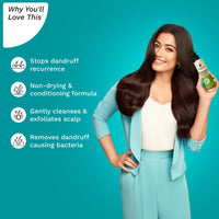 Pilgrim Australian Tea Tree Non-Drying Anti-Dandruff Shampoo 200 ml | Removes Dandruff from Source | Helps with Itching, Irritation | Strong & Smooth Hair | For Men & Women |