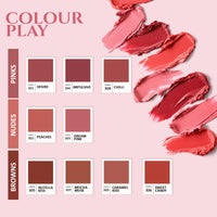 Glamveda Creamy Matte Long Lasting Lipstick with Ceramides & Peptides, Lightweight, 12 Hour Wear, Smudgeproof & Transferproof - Dream Pink 303