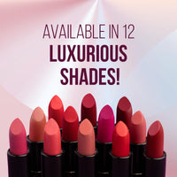 Hilary Rhoda Creamy Touch Lipstick | Infused with Olive Oil, Shea Butter & Vitamin E | Highly Pigmented & Creamy Texture | Long Lasting & Keeps Lips Moisturising - 4g (Majestic Marron - Shade 11)