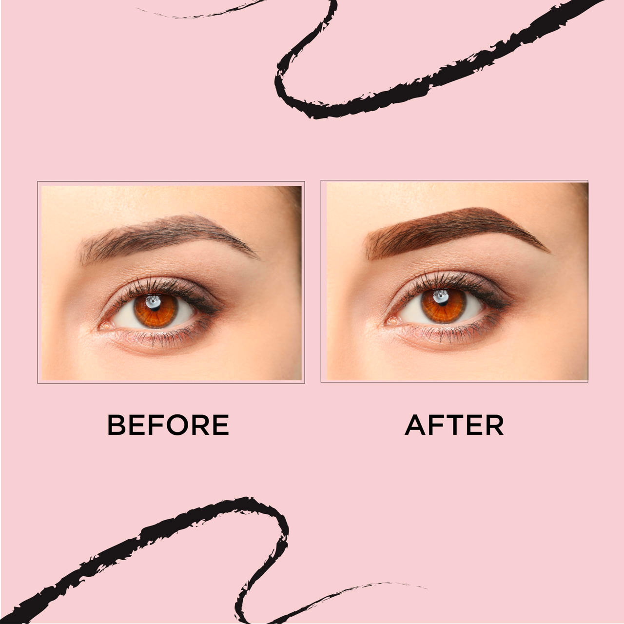 ZM Zayn & Myza Wow Brow Eyebrow Pencil Enriched with Castor Oil | Smudge Proof | Water Proof | Lasts Up to 12 hours - (Deep Brown, 0.35gm)