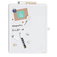U Brands Contempo Magnetic Dry Erase Board Kit, Set of 19, 11”x14”, Fall Floral, Includes Magnets, Markers Fall Floral (19 pieces) 11'' x 14''